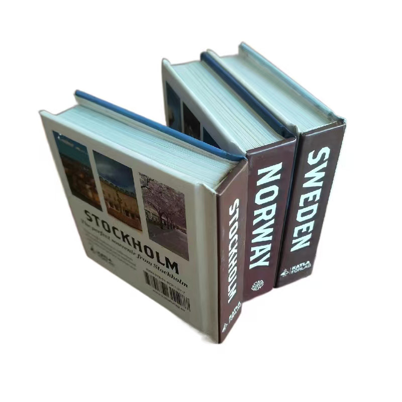 High-end fashion product book printing customize hardcover offset printing coated paper sewn binding