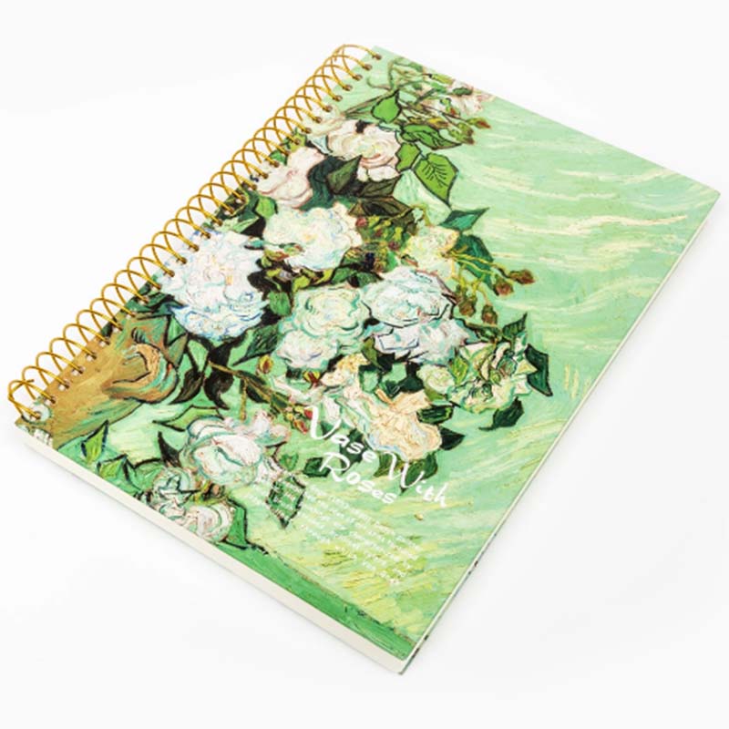 Spiral bound cute diary notebook high quality spiral binding notebook printing elegant notebook printing in China