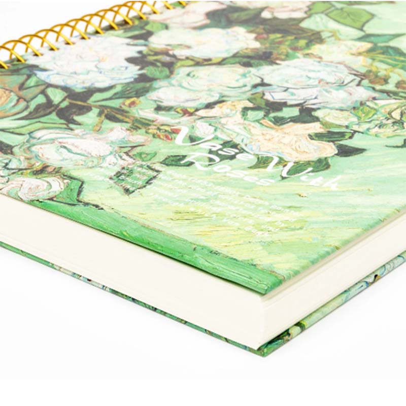 Spiral bound cute diary notebook high quality spiral binding notebook printing elegant notebook printing in China