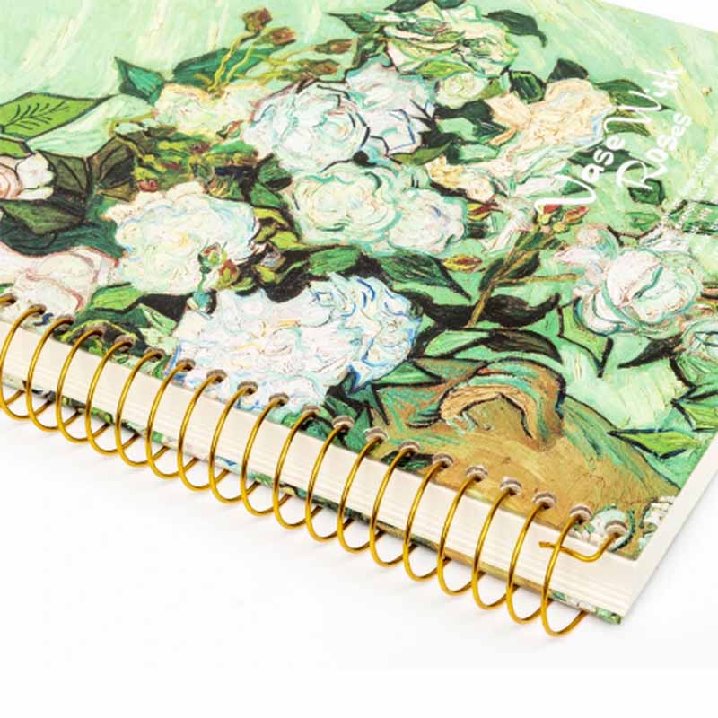 Spiral bound cute diary notebook high quality spiral binding notebook printing elegant notebook printing in China